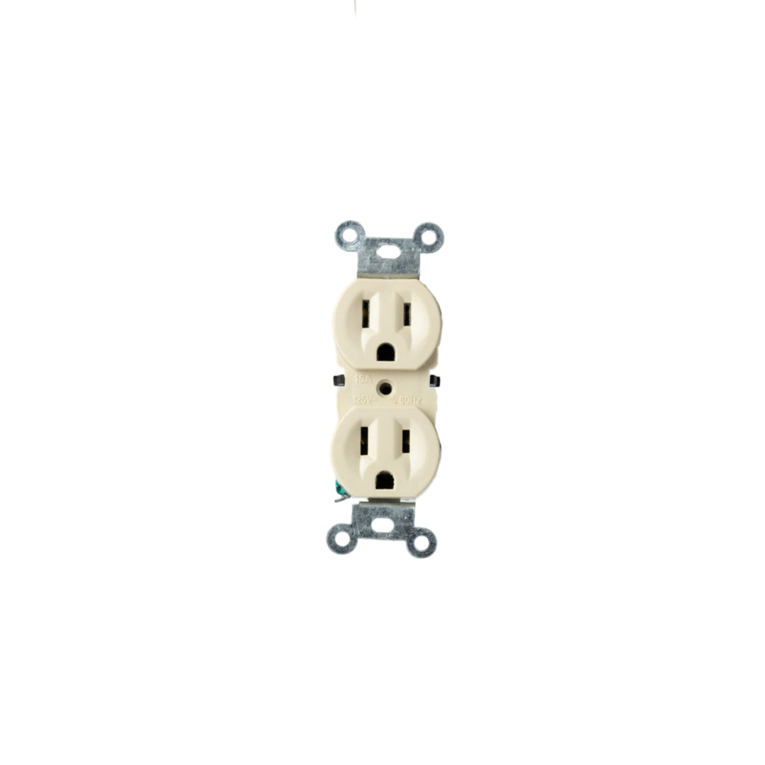 Tomacorriente Beige para Empotrar Modelo 270 Con Tapa Saco