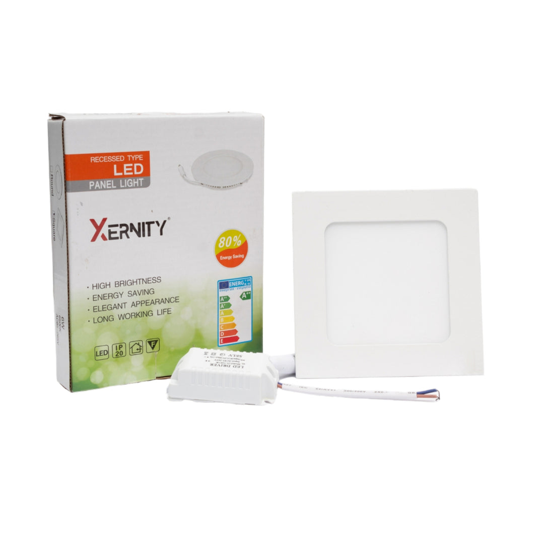 Panel Led Cuadrado para Empotrar 6W. Xernity