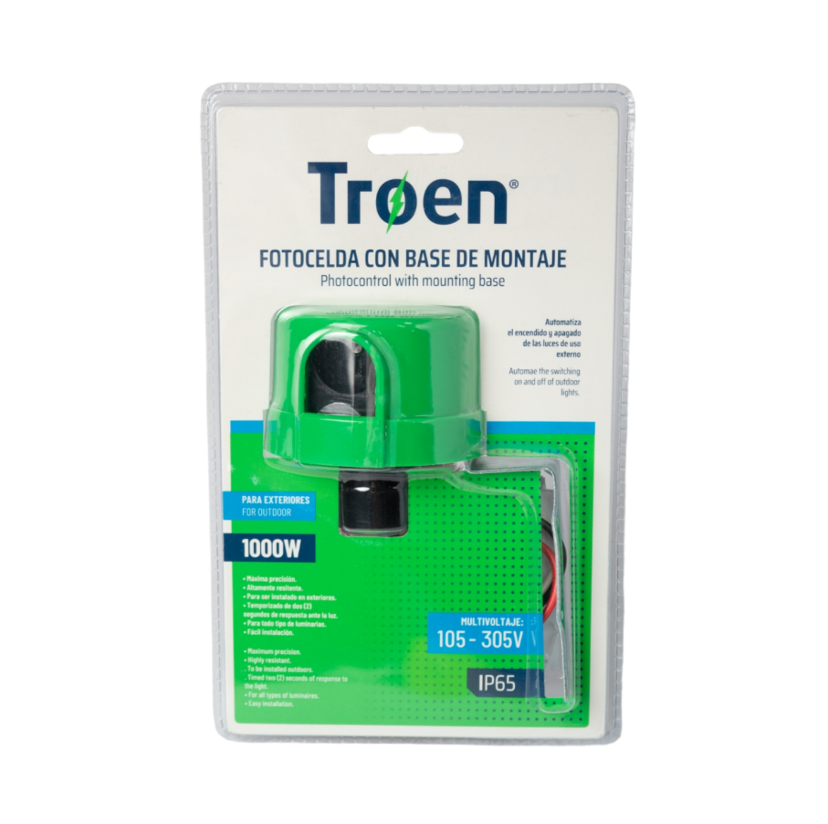 Fotocelda Con Base Multivoltaje 110V - 220V