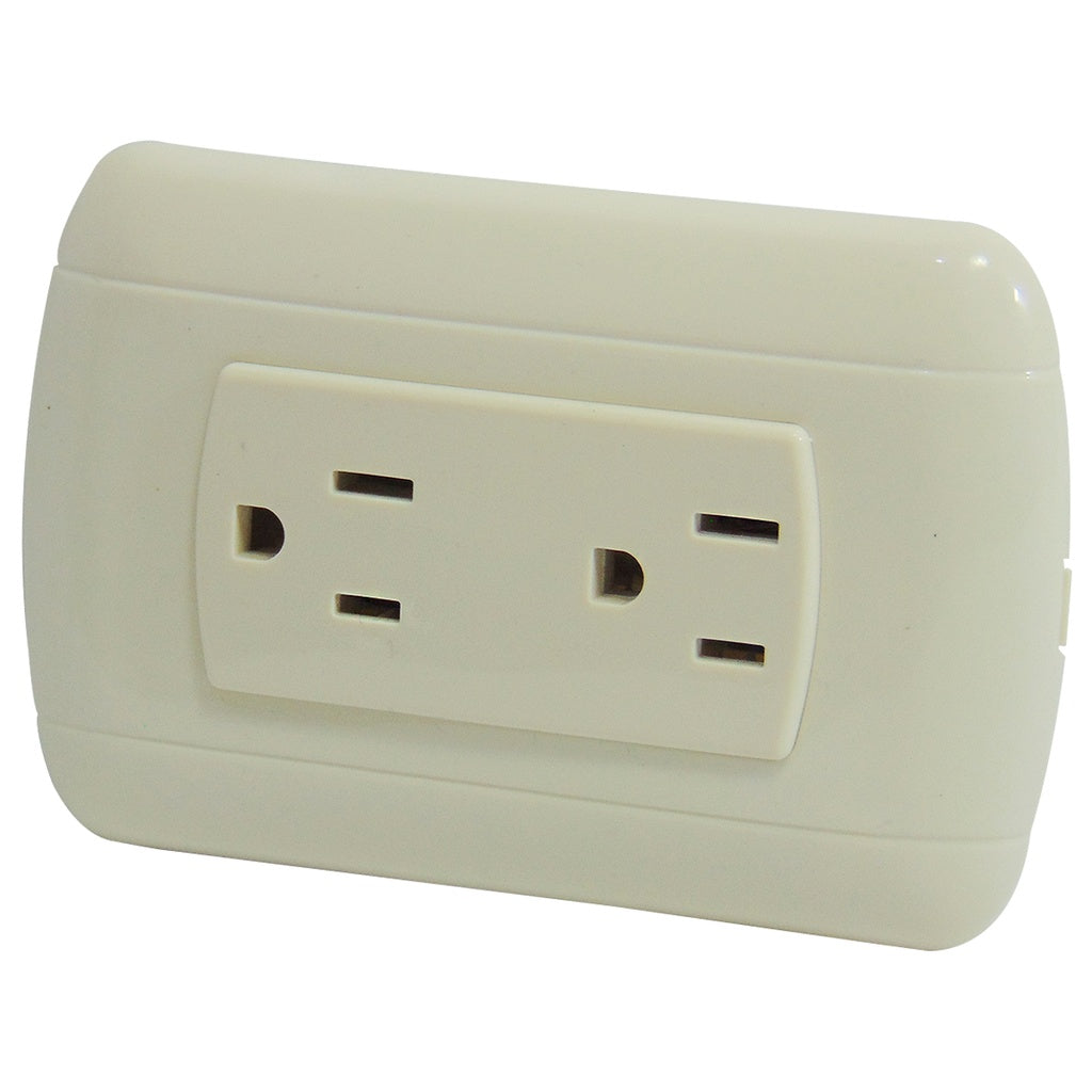 Tomacorriente Doble Para Empotrar Beige