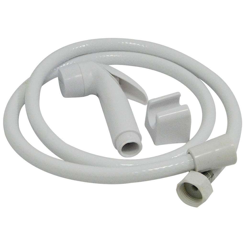 Ducha Tipo Telefono Plastica Blanca Bidet 1.20 Mt Griven