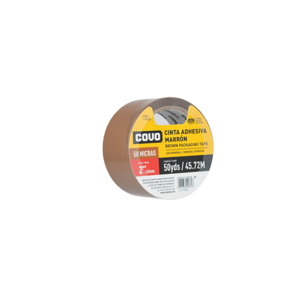 Cinta Embalar 2 Pulgadas Marron 45Mt Covo