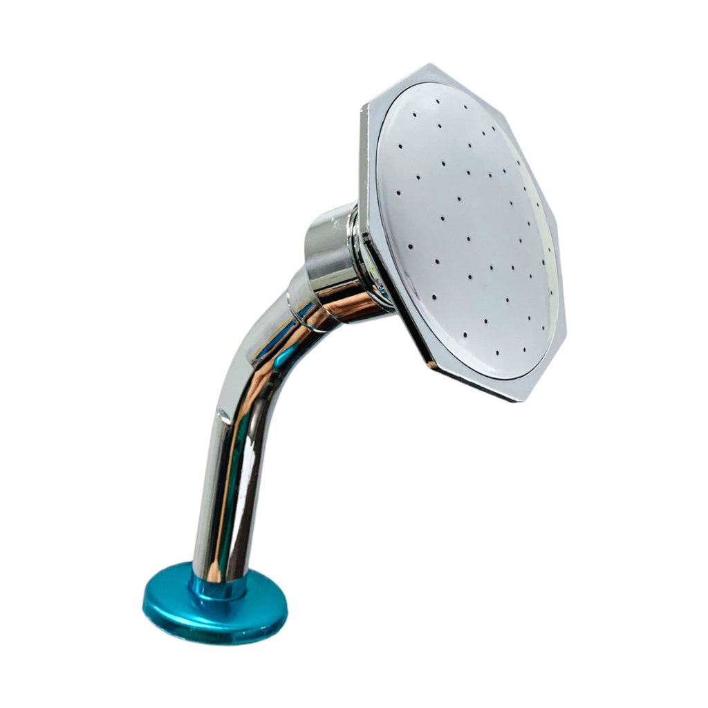 Regadera para Bano 4 Pulgadas Cromada Cabeza Octagonal Griven