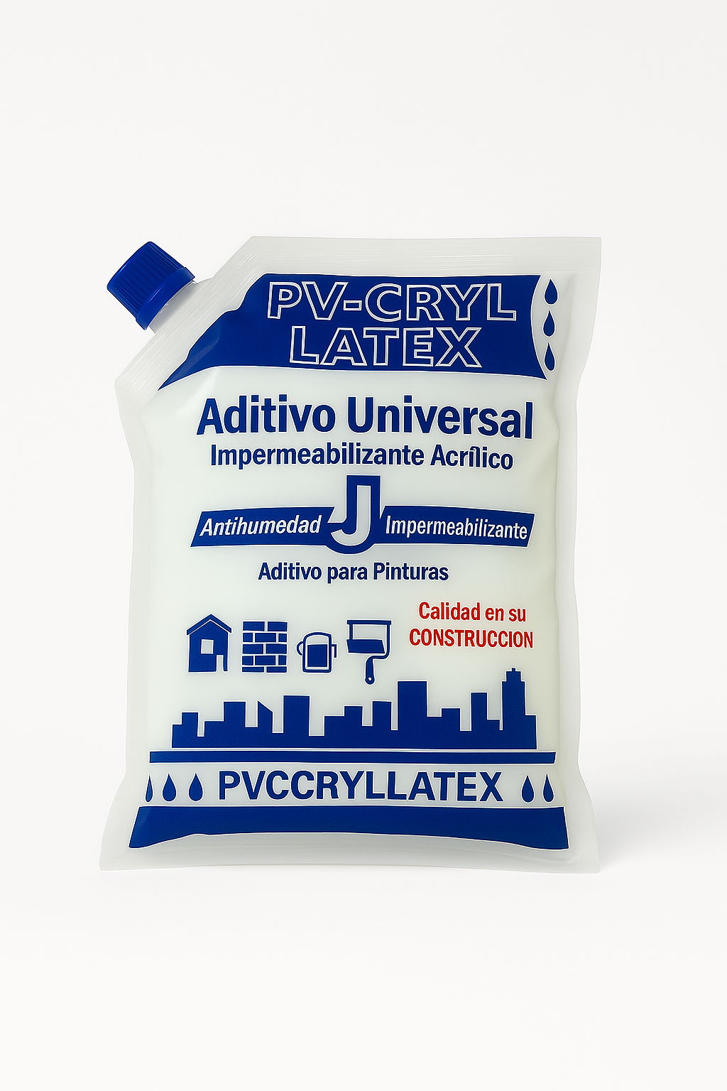 Aditivo Acrilico Para Pinturas en Caucho 650gr. PV-CRYL LATEX