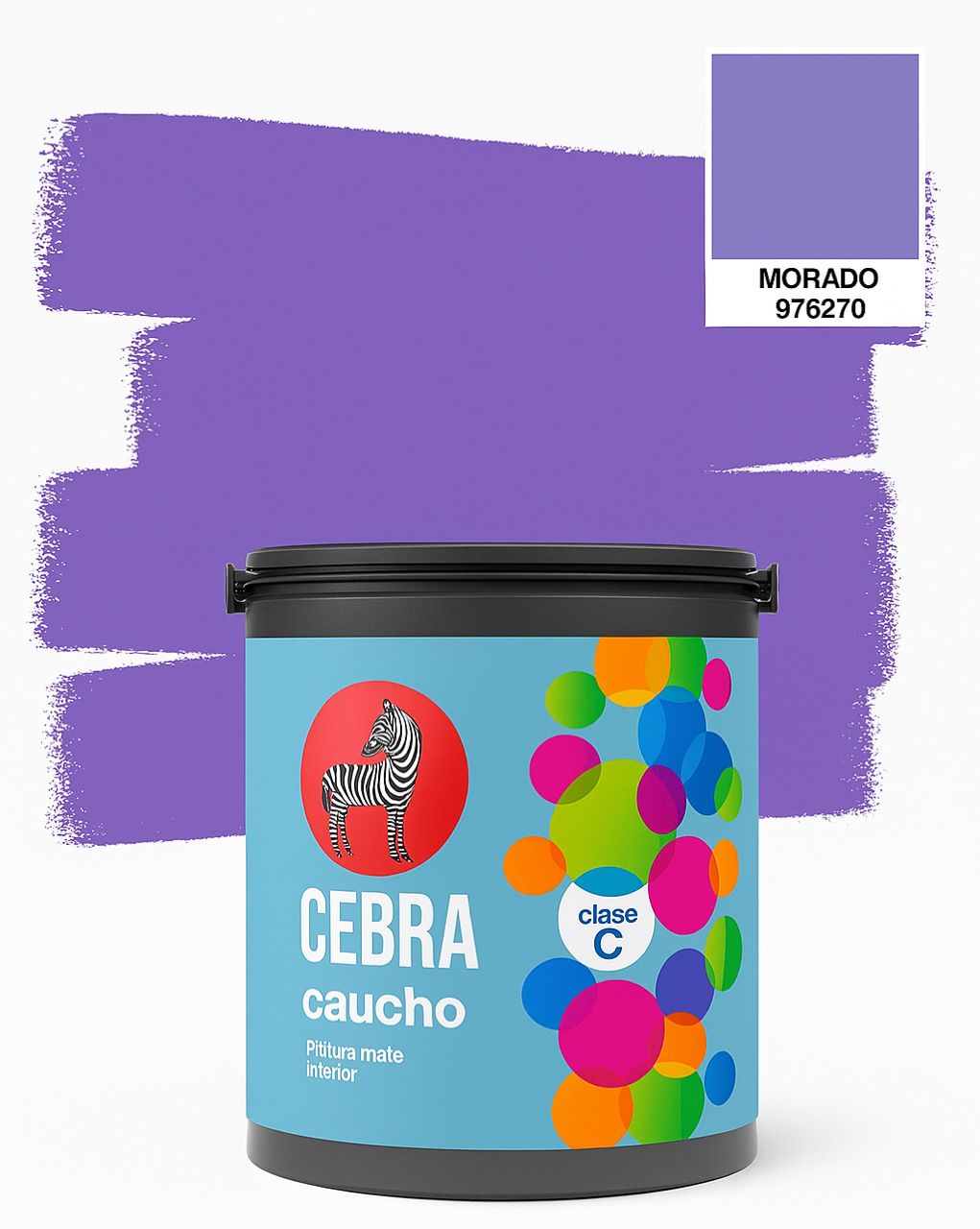 Pintura Caucho Morado Cebra Galon