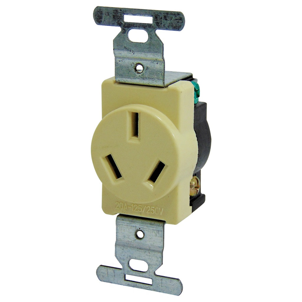 Tomacorriente Sencillo 220V Pata de Gallina Troen