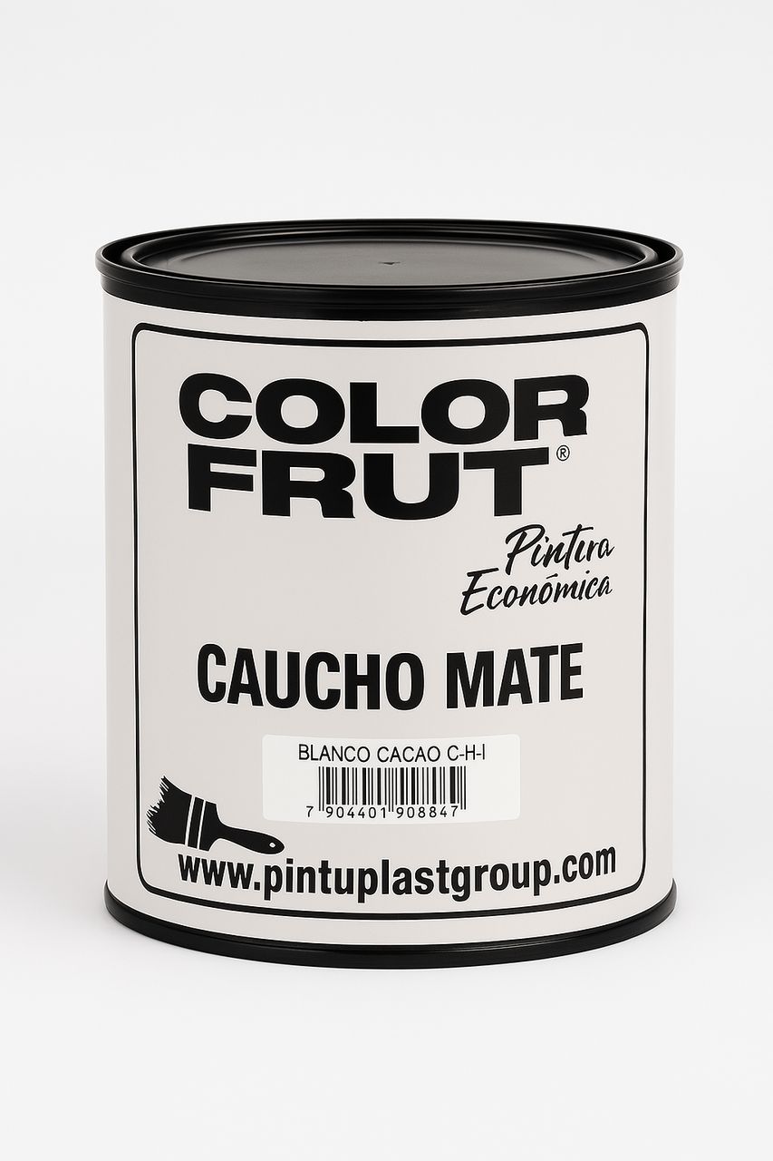 Pintura Caucho Blanco Galón Tipo C Color Frut