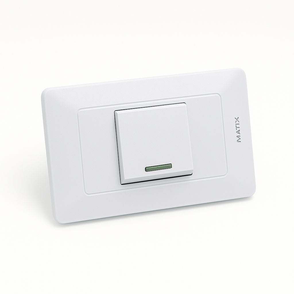 interruptor sencillo para empotrar blanco-ferreunica