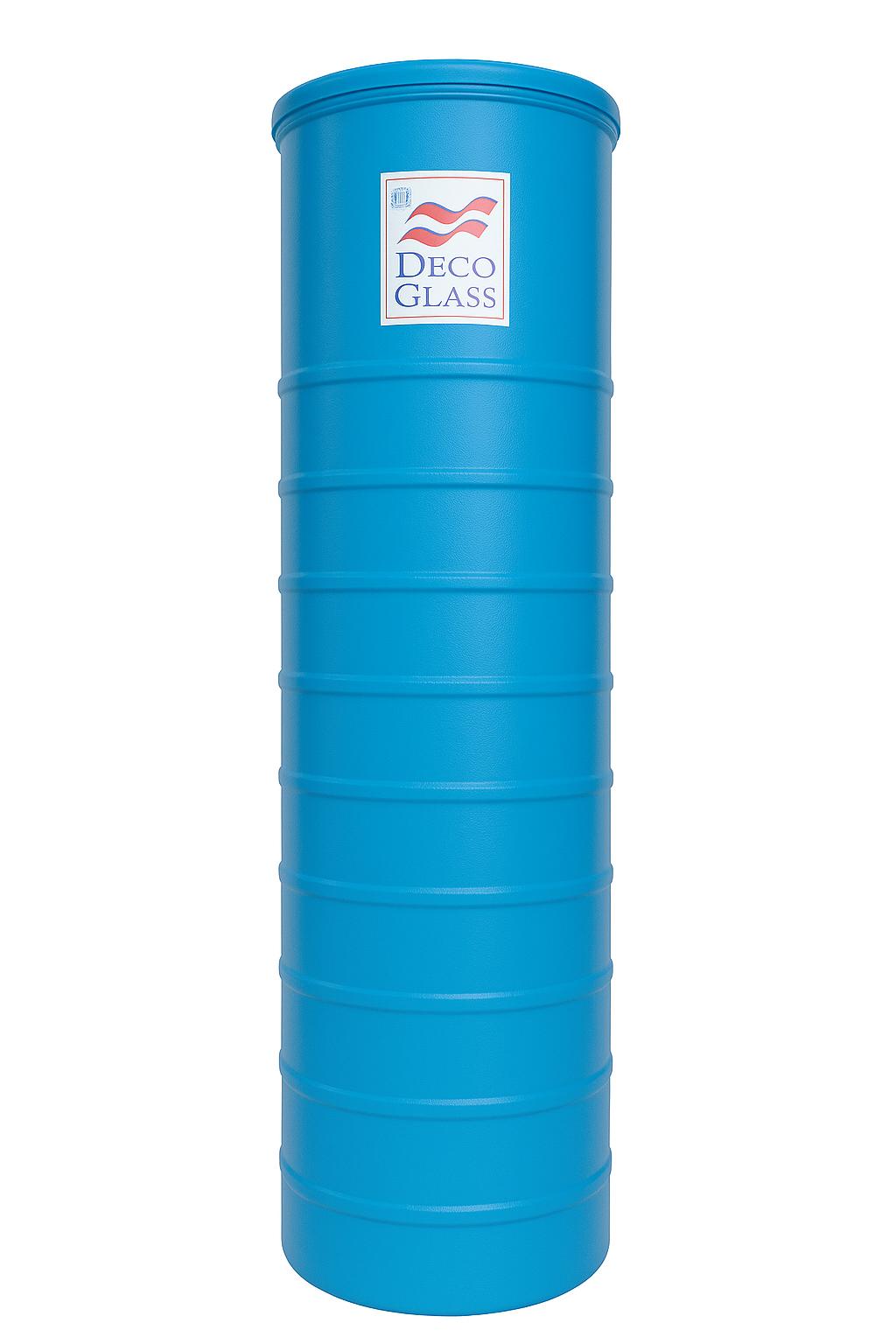 tanque cilindrico para agua potable decoglass