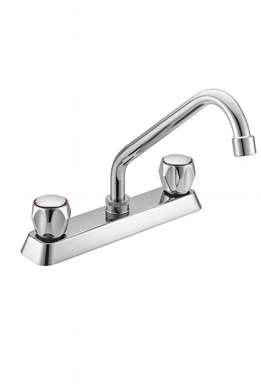 Llave Para Lavaplatos Doble Pomo