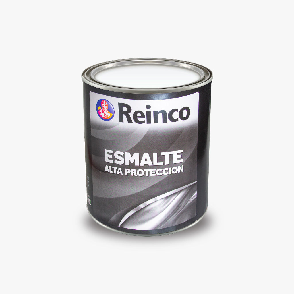 Pintura Esmalte Color Blanco Brillante 1 Galon Reinco