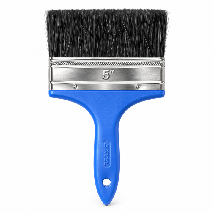 Brocha Profesional EXXEL 5" (127 mm) Mango Plástico Azul
