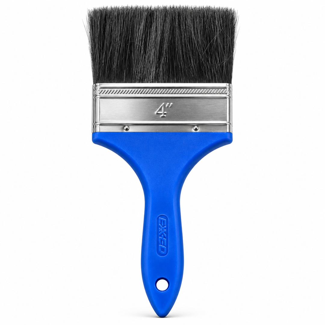 Brocha Profesional EXXEL 4" (101.6 mm) Mango Plástico Azul