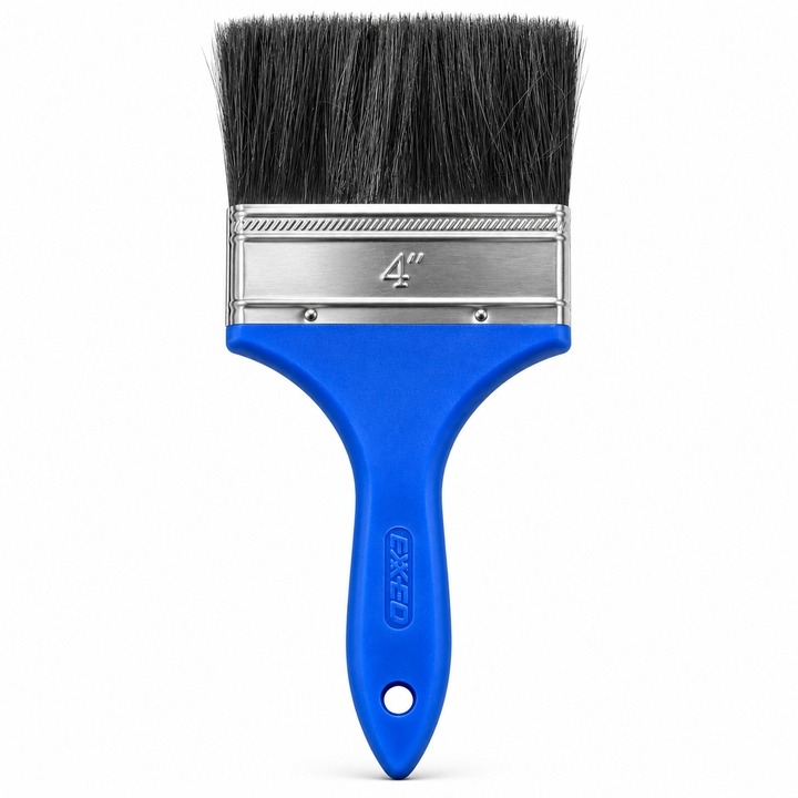 Brocha Profesional EXXEL 4" (101.6 mm) Mango Plástico Azul