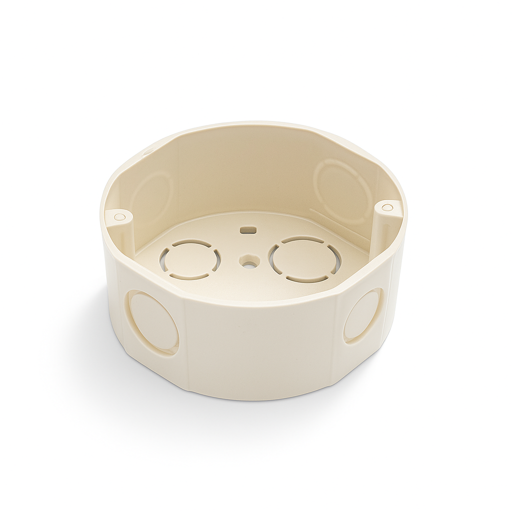 Cajetin Octagonal Plastico Redondo