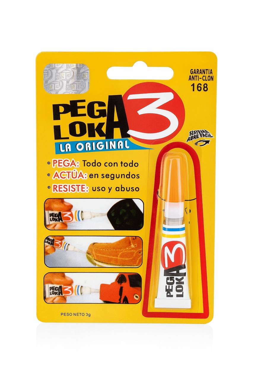 PEGA LOCA ORIGINAL 3 PEGA TODO CON TODO EN SEGUNDOS-FERREUNICA