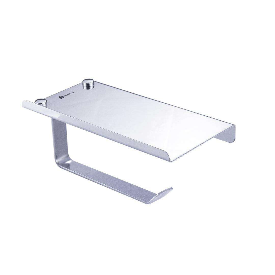 Porta Papel de Baño con Base para Teléfono Celular