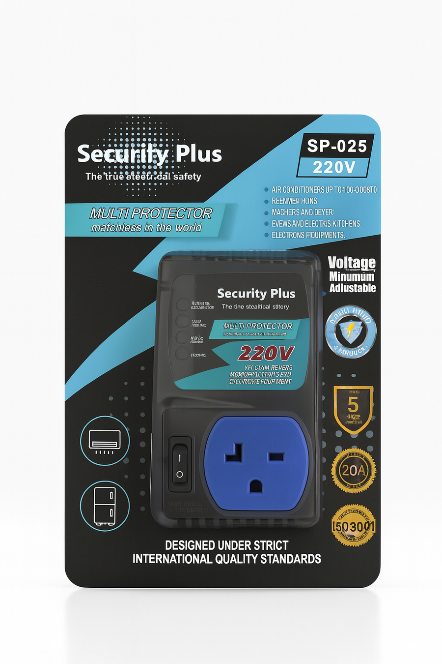 protector para aire 220v security plus-ferreunica