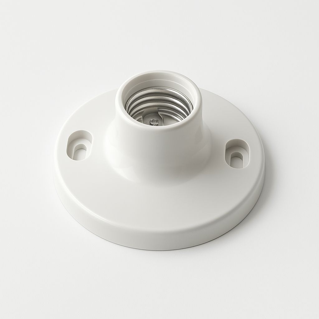 socate roseta plastico redondo para bombillo rosca e-27-ferreunica