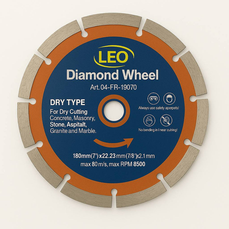 disco punta diamante para corte concreto y ceramica 7" para esmeril