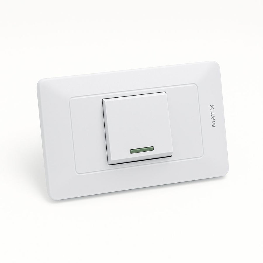 interruptor sencillo para empotrar blanco-ferreunica