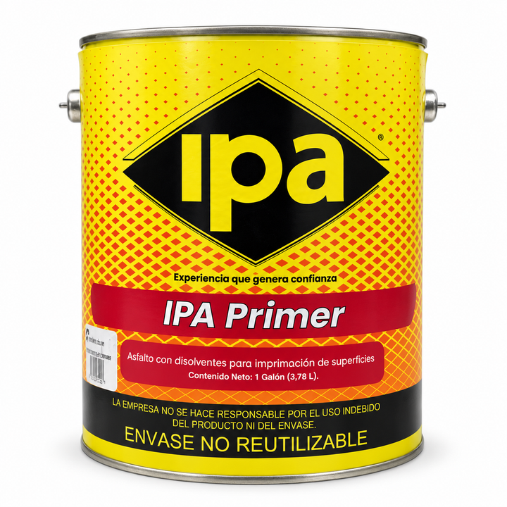 IPA Primer Asfalto con Disolventes (Impermeabilización) – 1 Galón (3,78 L)