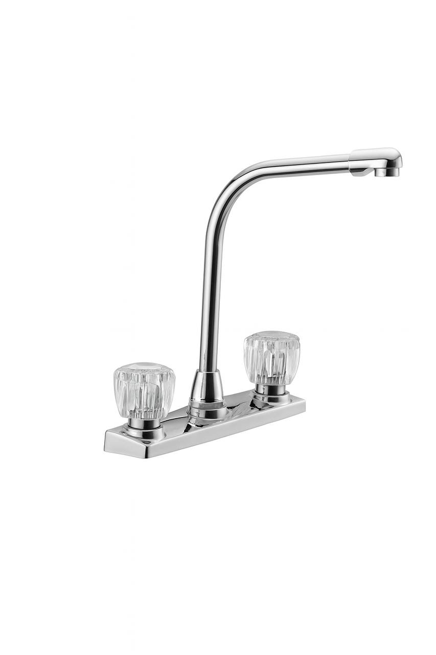 llave para regadero doble pomo acrilico-ferreunica