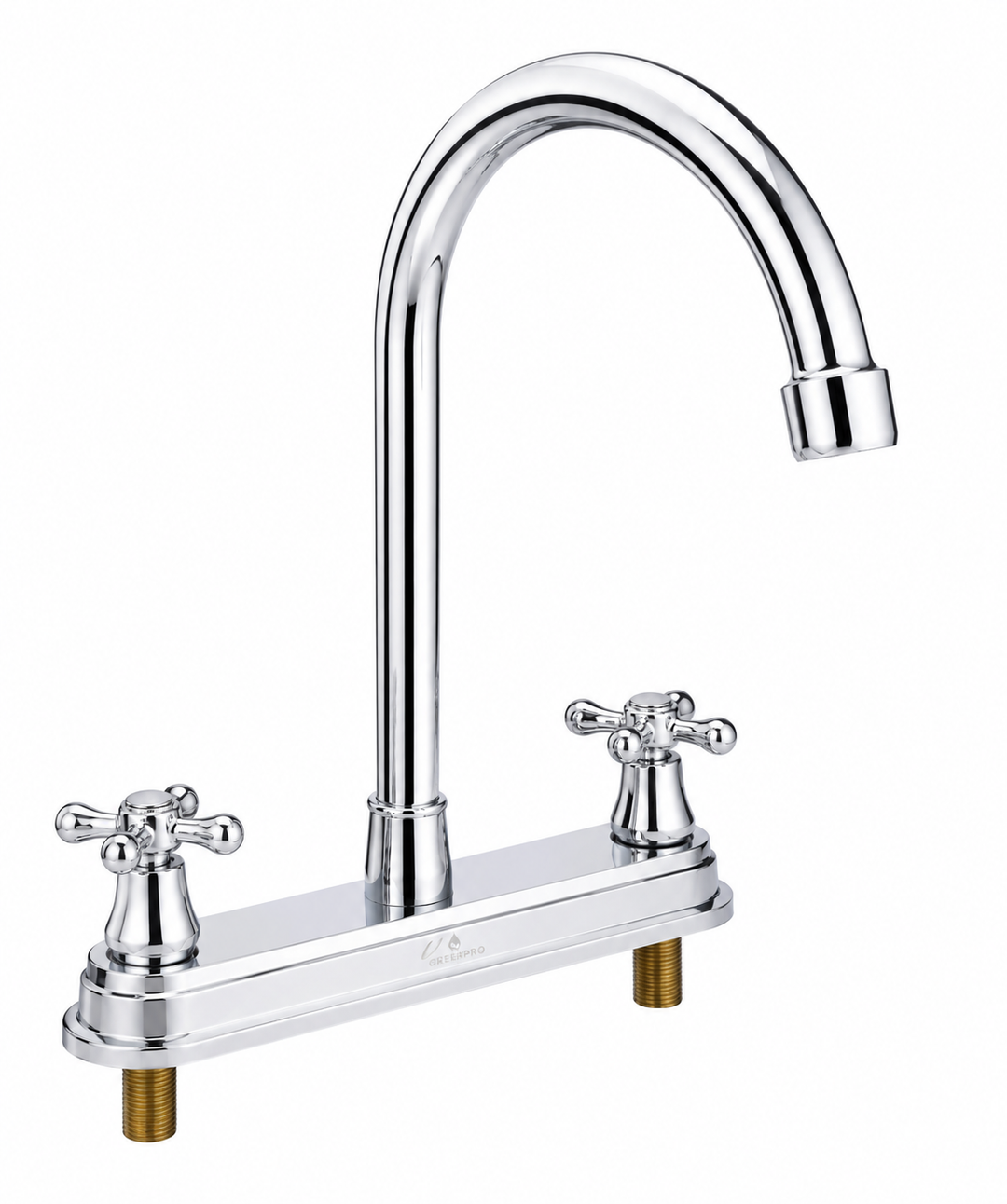 llave de fregadero doble pomo cruz