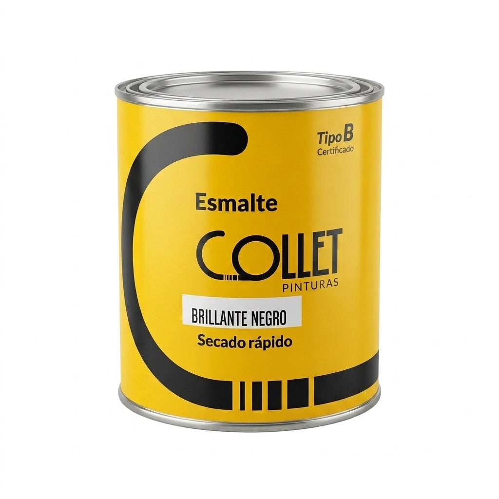 Pintura Esmalte Negro 1/4